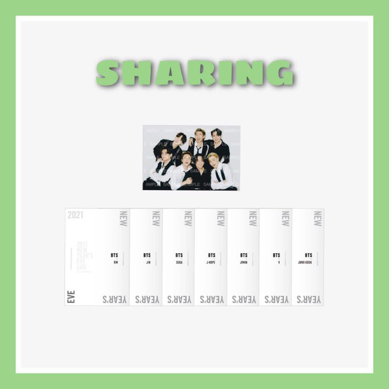 

[READY] SHARING POSTCARD BTS NYEL EXPRESS