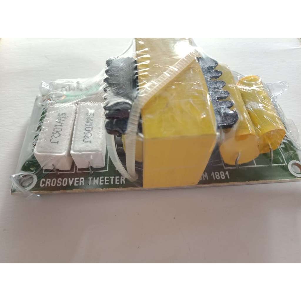 Crossover tweeter with audio philer