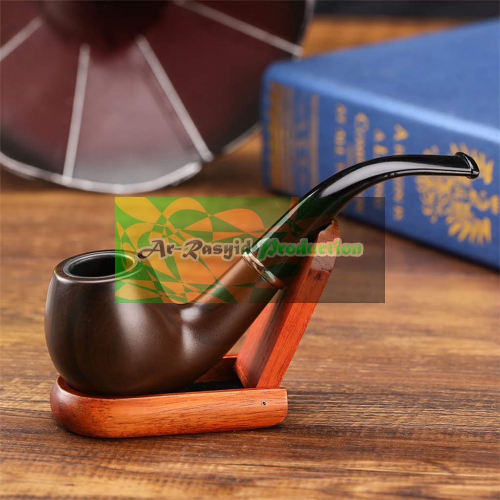 Pipa Cangklong Tembakau Chung Feng Kayu CF-5534