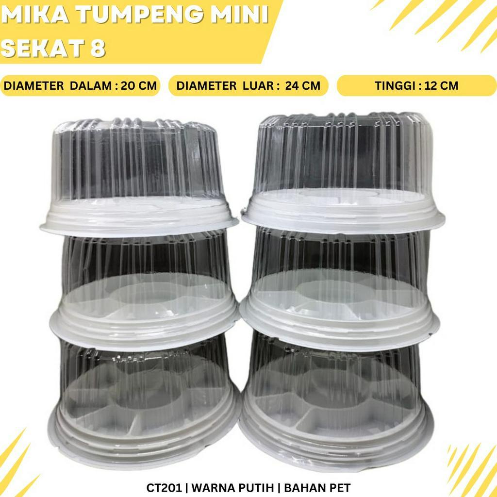 Mika Tumpeng Sekat 8 Mika Sekat 8 (Isi 10 Pcs-CT201)