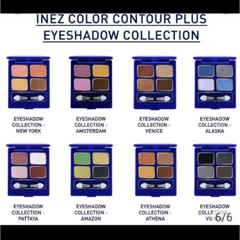 INEZ Kosmetik EyeShadow colection