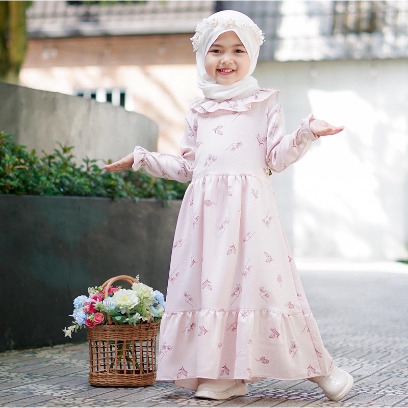 Luthfia kids - Dress anak Perempuan Shakila dress