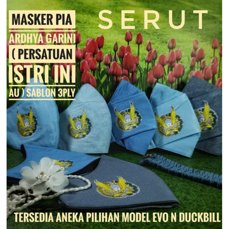 masker persatuan istri TNI AU Pia Ardha Garini