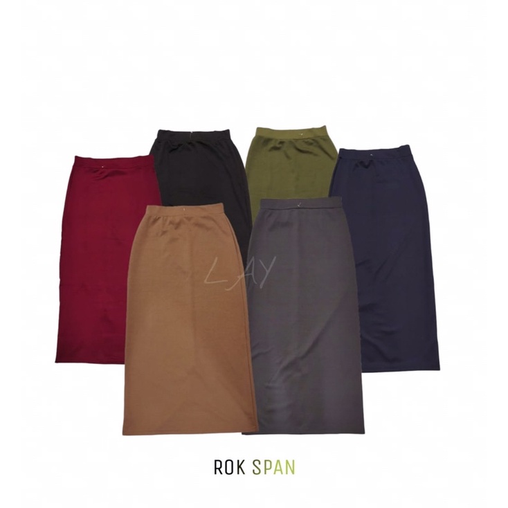 ROK SPAN SCUBA // ROK PANJANG TEBAL // ROK WANITA // ROK PREMIUM