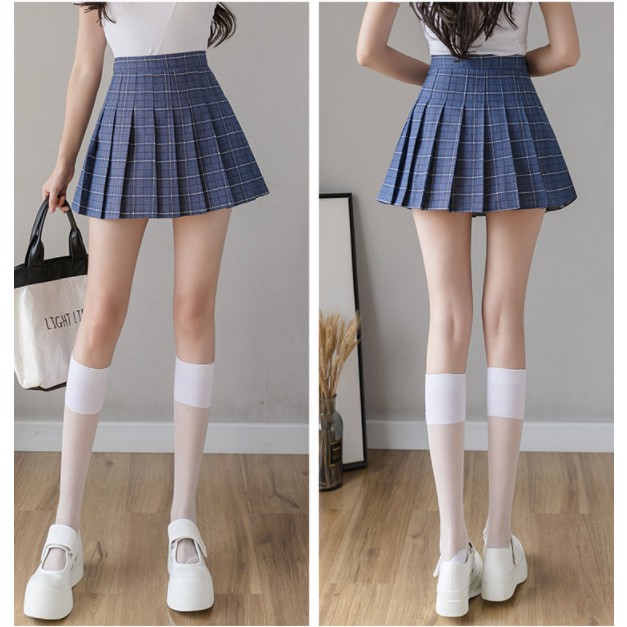 GirlWish Korean Pleated Skirt / Korean Mini Skirt / Rok Mini Korea / Rok Lipit