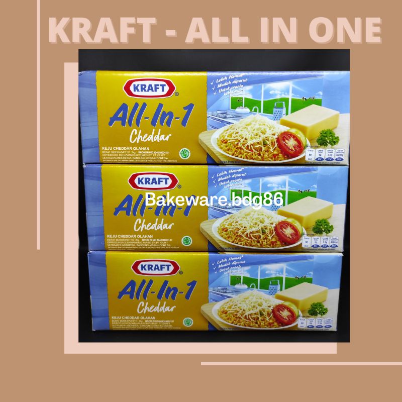

KEJU KRAFT ALL IN ONE 2 KG CHEDDAR / KEJU KRAFT ALL IN 1 2 KG CHEDDAR