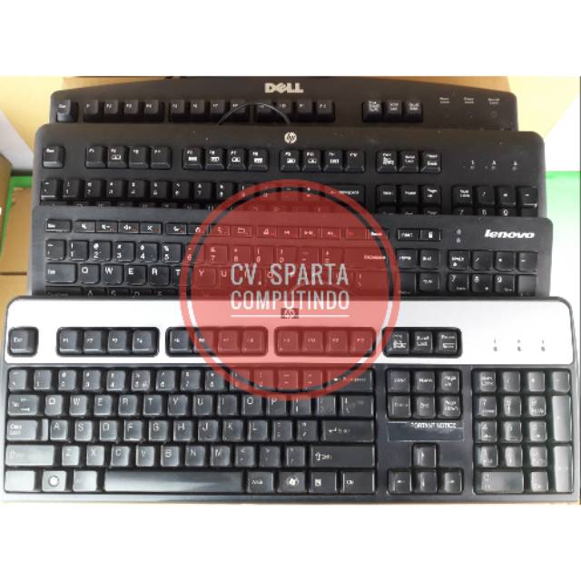 paket keyboard mouse build up ps2 Merk campur