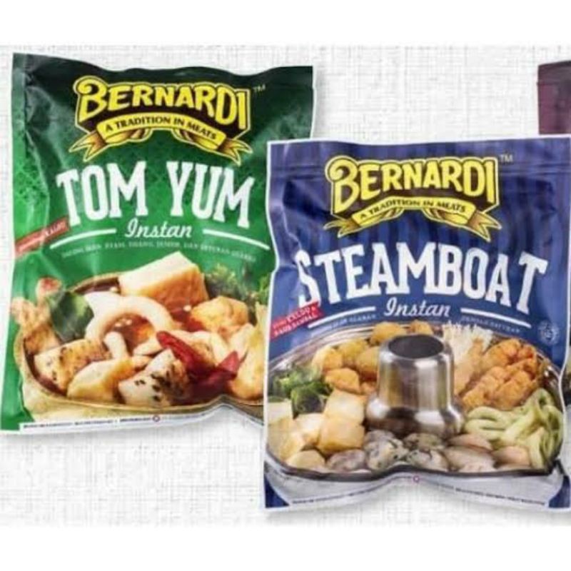 Bernardi Steamboat 420 gr, Bernardi Tomyum 300 gr, Tomyam Bernardi, Bernardi  Yong Tofu 300 gr