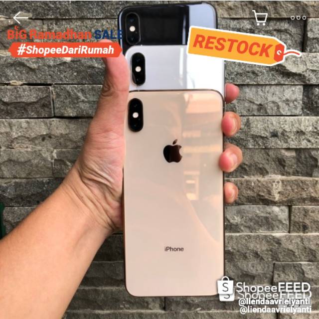 (Second)apple iphone xs max 64gb 256gb 512gb grey/silver