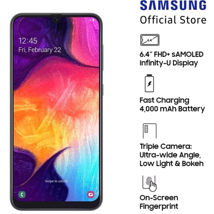 SAMSUNG A50 2019 6/128 1unit