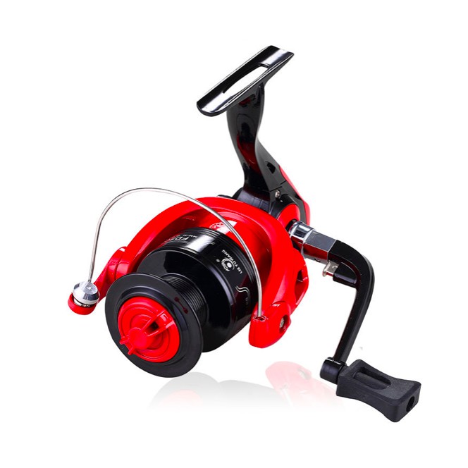 SPINNING REEL MURAH RED BLACK UKURAN LENGKAP 1000-6000 MAX DRAG 6 KG RATIO 5.0:1