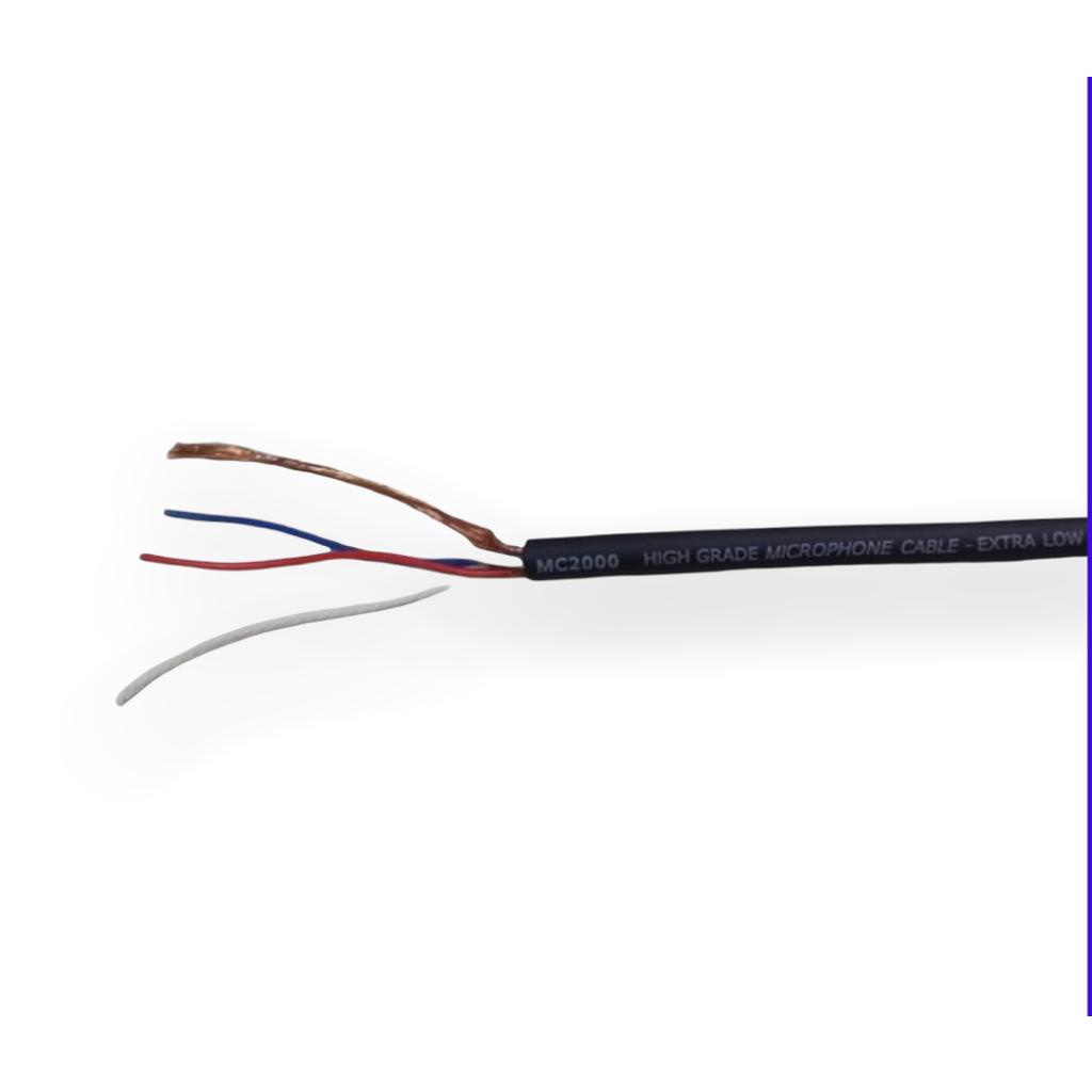 kabel audio microphone 1 roll 100m atau per meter