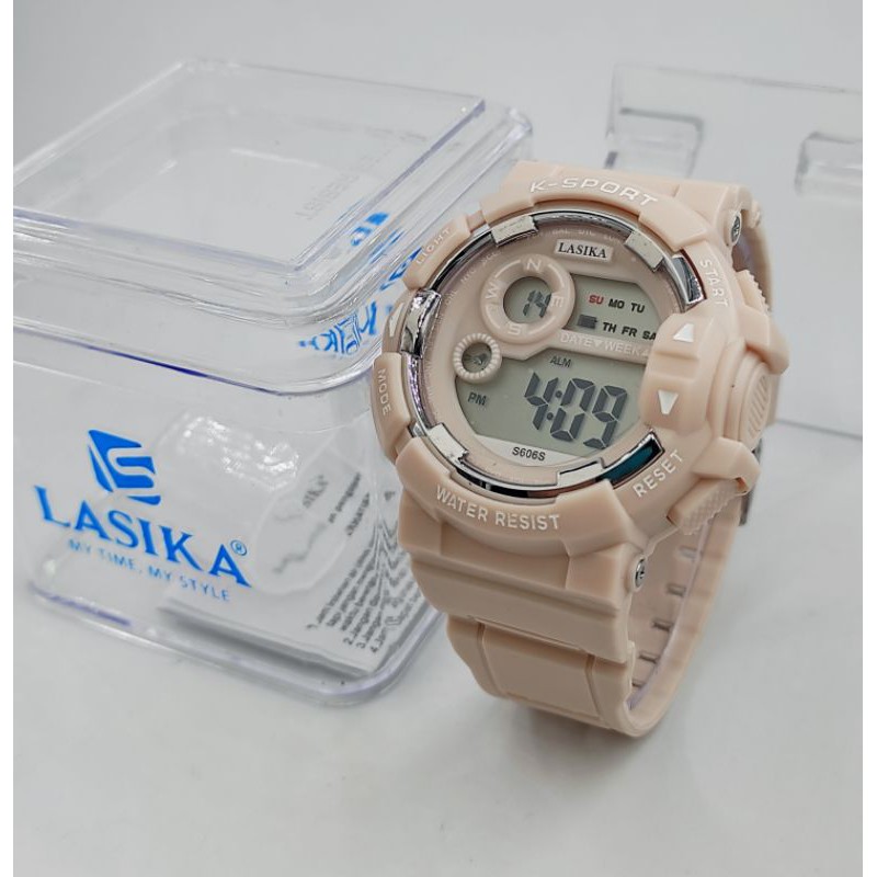 JAM TANGAN WANITA CEWEK SPORTY LASIKA 606S ORIGINAL WATER RESIST