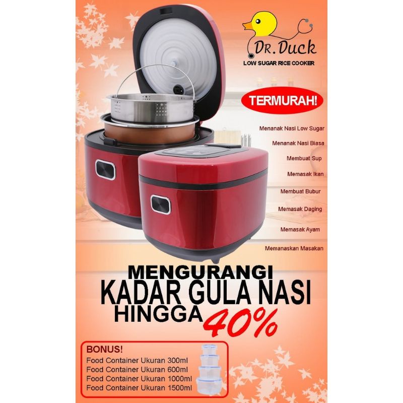 Dr Duck Low Carbo Rice Cooker
