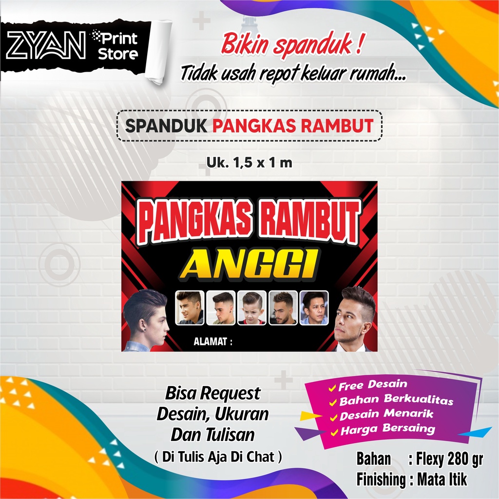 BANNER SPANDUK PANGKAS RAMBUT