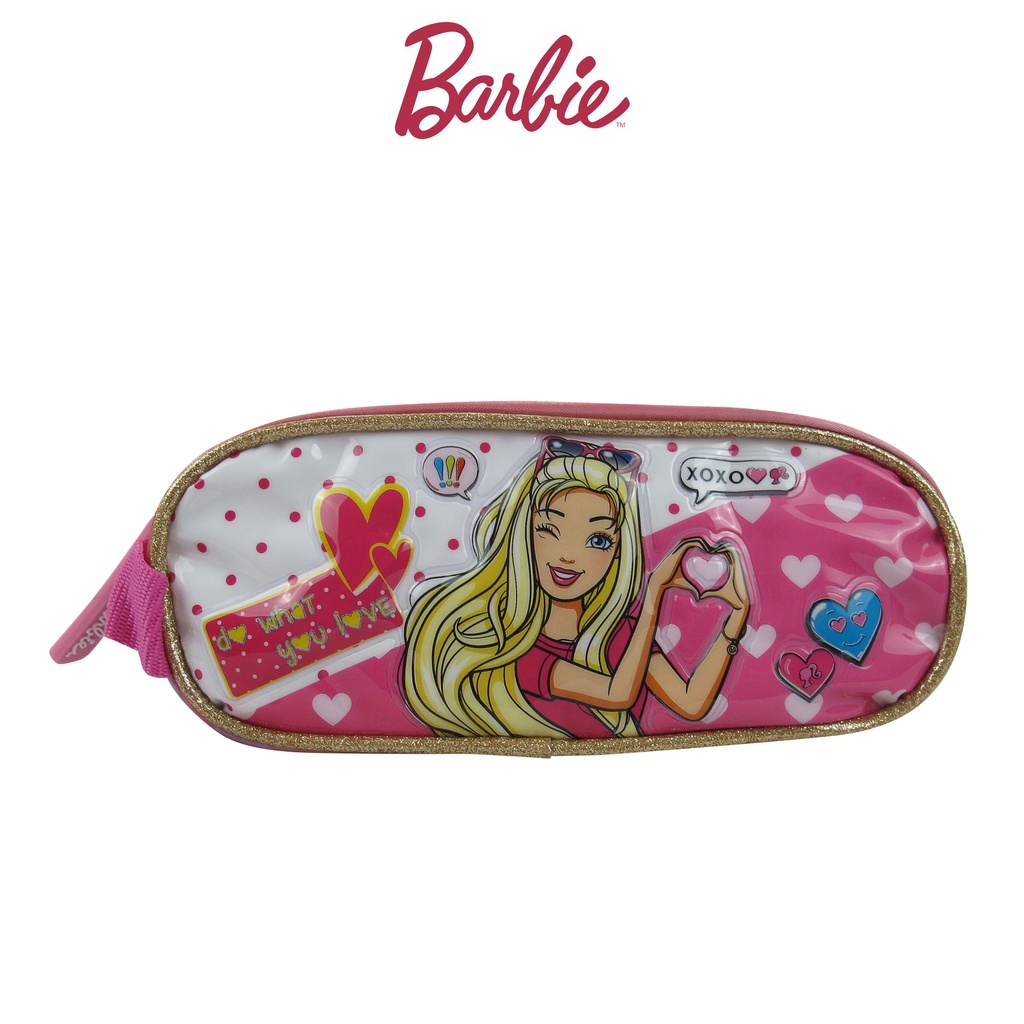 

BARBIE Pencil Case Ori / Tempat Pensil Resleting / Tepak Pensil / Tempat Alat Tulis Anak Sekolah BB20017