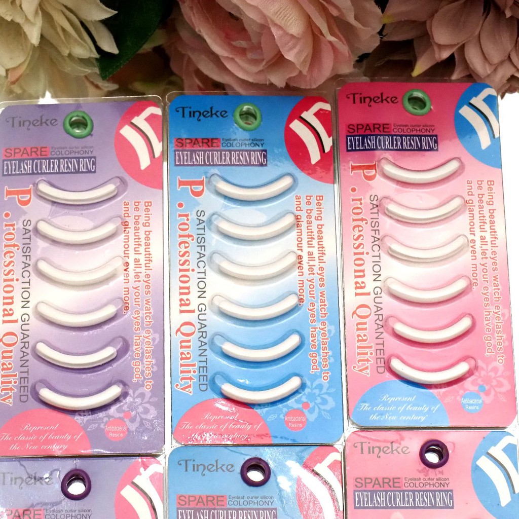 Karet Refill Viny Penjepit Bulu Mata Cadangan Karet Tineke Busa Bantalan Jepitan Bulu Mata Set Eyelash Curler Refil Rubber