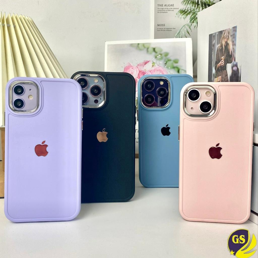 (2) Soft Case Silicone Camera Silver  Plating for iPhone 13 14 PRO MAX 14 PLUS