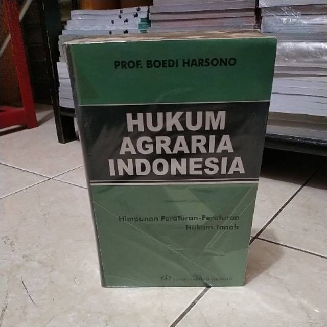 

Buku original hukum agraria Indonesia