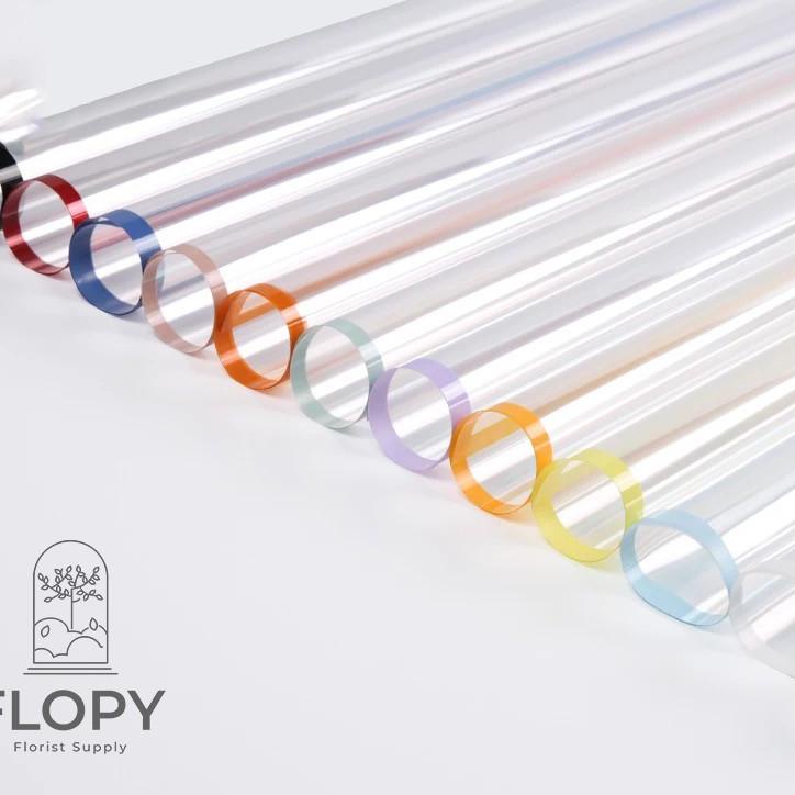 

Menarik ✦ [5 Lembar] Cellophane List Color / Wrapping Paper Waterproof - FWE++