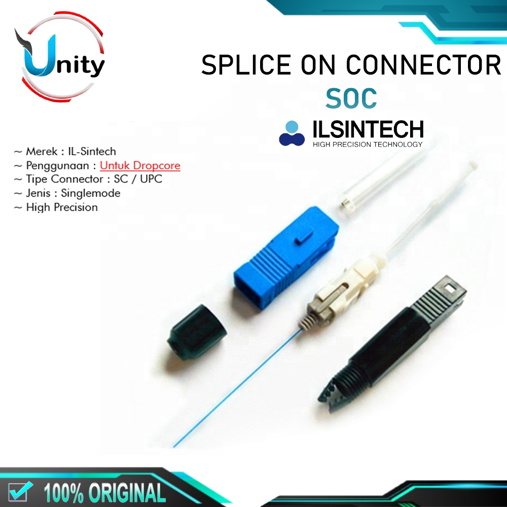SOC Ilsintech Splicer On Connector SC UPC Connektor Fiber Optik SOC