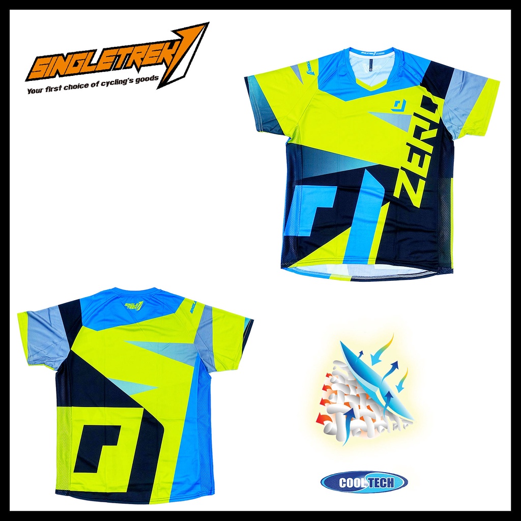 BIG SIZE Jersey Sepeda Singletrek1 ONE Zero Cooltech JOLS Fluor shorts