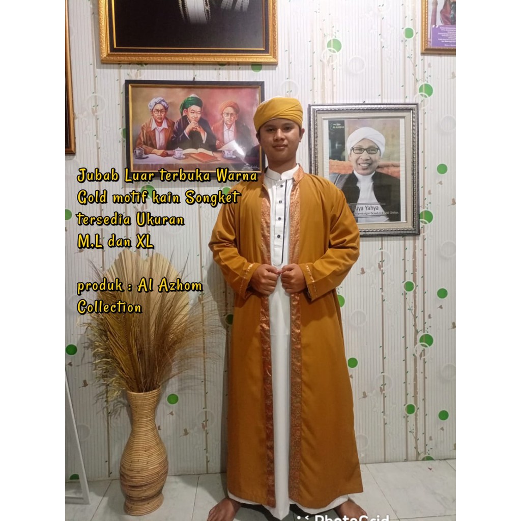 Jubah Luar Motif 1 sett jubah luar dan gamis Toyobo