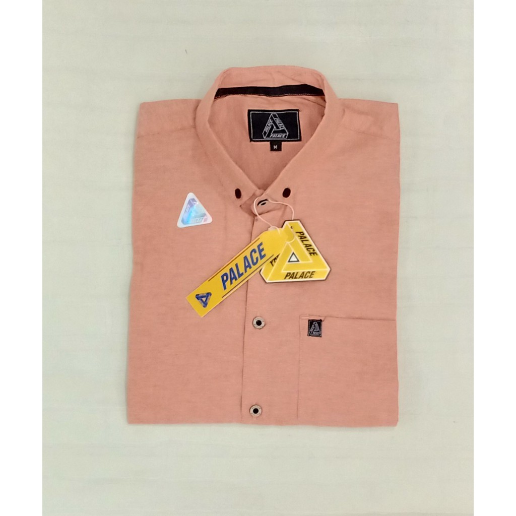 Kemeja formal Oxford PRIA ~ Kemeja Polos Pria Lengan Pendek