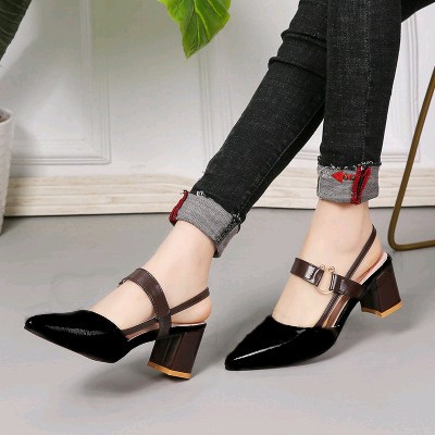 Hills Perempuan Sandals Wnita Heghils Bridesmaid Haighhils Hak Tinggi Jinjit Heels Wanita Kondangan 