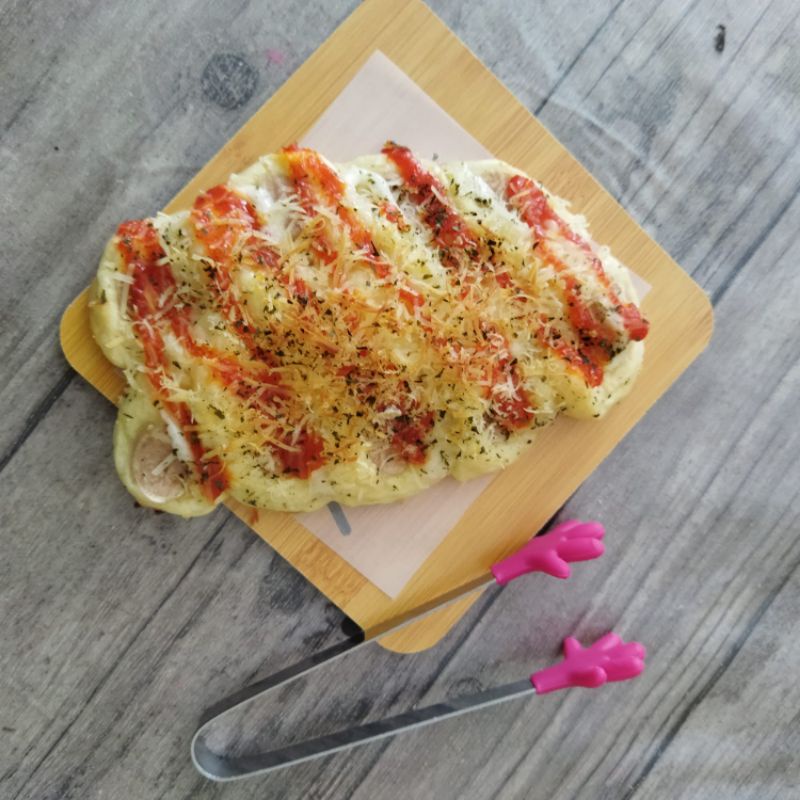 

Roti Pizza Sosis | BAKED'G