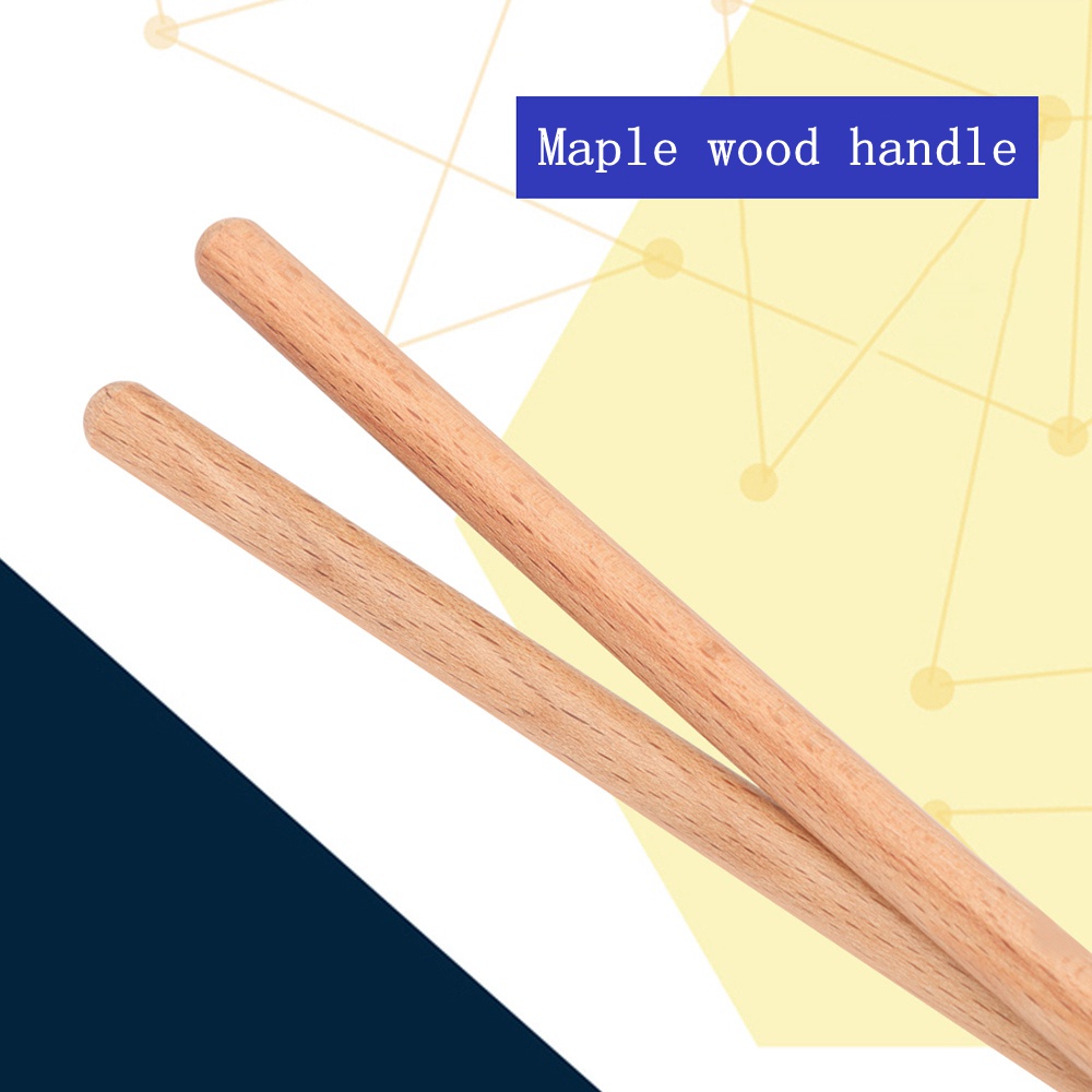 Stik Marimba Xylophone Profesional Gagang Kayu Maple Kepala Wol Biru