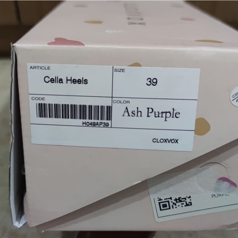 CLOXVOX Cella Heel ash purple 39