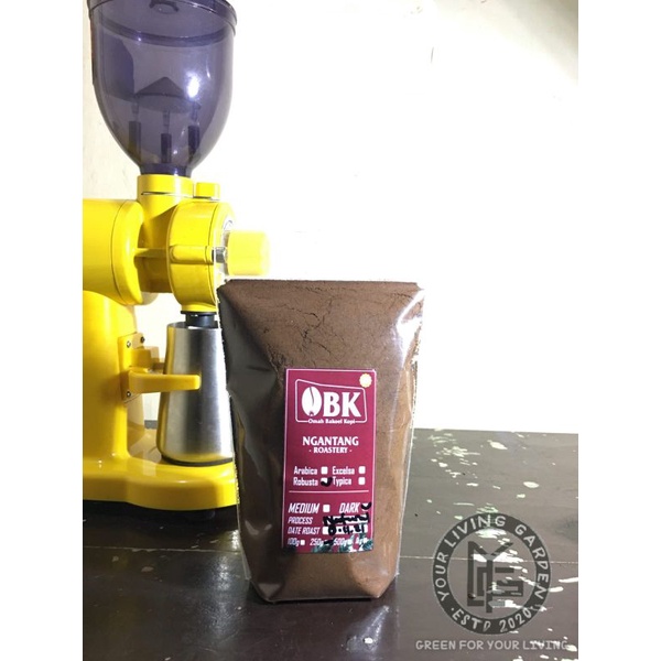 

OBK (Omah Bakoel Kopi). Standart Robusta, Serbuk Kopi dalam kemasan 250gram