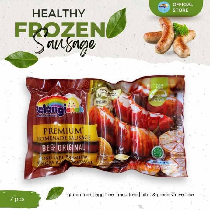 

windytriastuti13 Sosis Beef Original / Pelangi / Healthy Frozen Food TERLARIS TERPERCAYA ORIGINAL