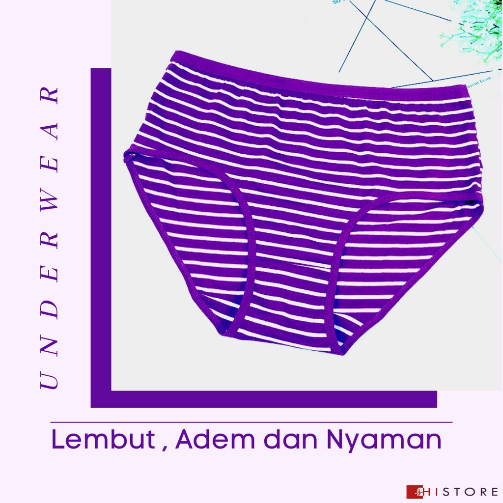 [HI]CELANA DALAM JUMBO 3XL UNDERWEAR UNDIES CD WANITA 36cm x 29cm Art 1704