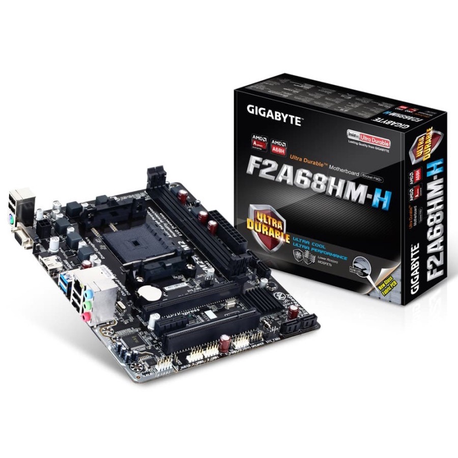 Gigabyte GA-F2A68HM-H (AMD A68, 2xDDR3, VGA, 2PCI-E)