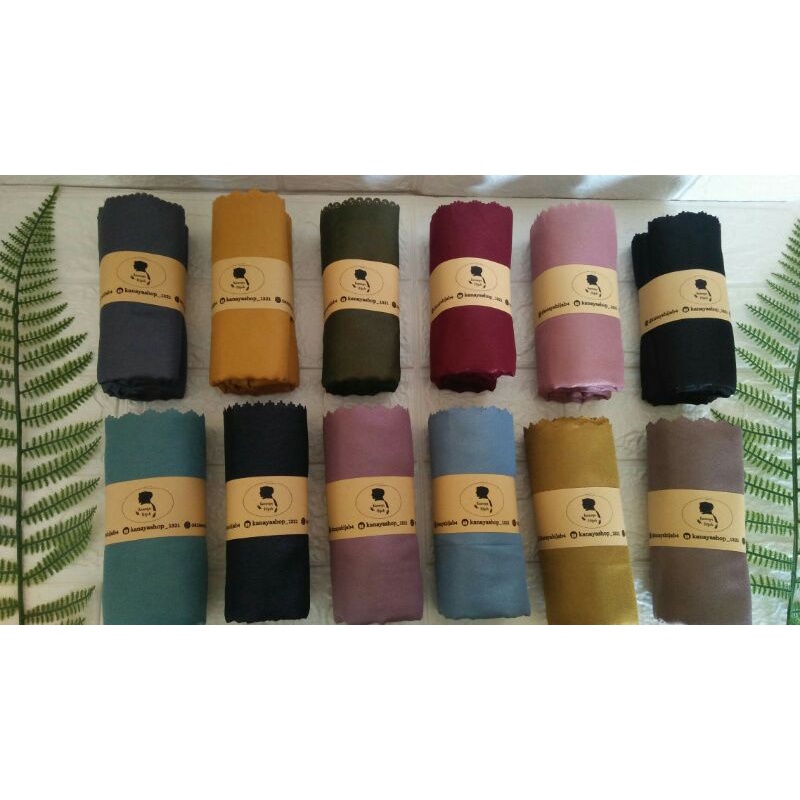 HIJAB KERUDUNG JILBAB POLOS SEGI EMPAT GLOSSY GLAMOR GLITER LASERCUT