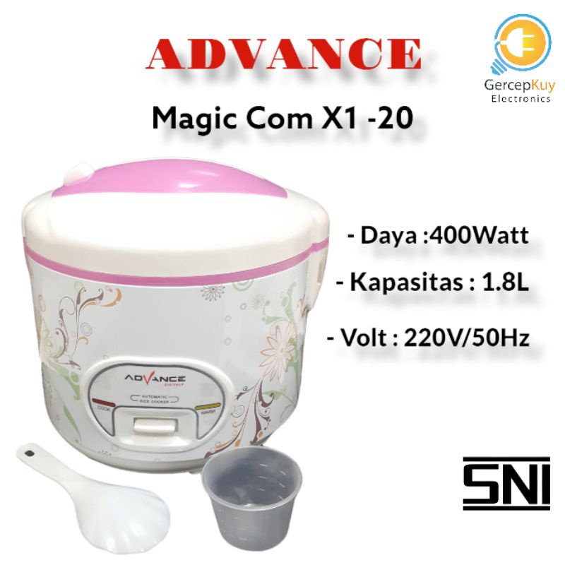 Magic Com / Rice Cooker Penanak Nasi X1 -20 ADVANCE