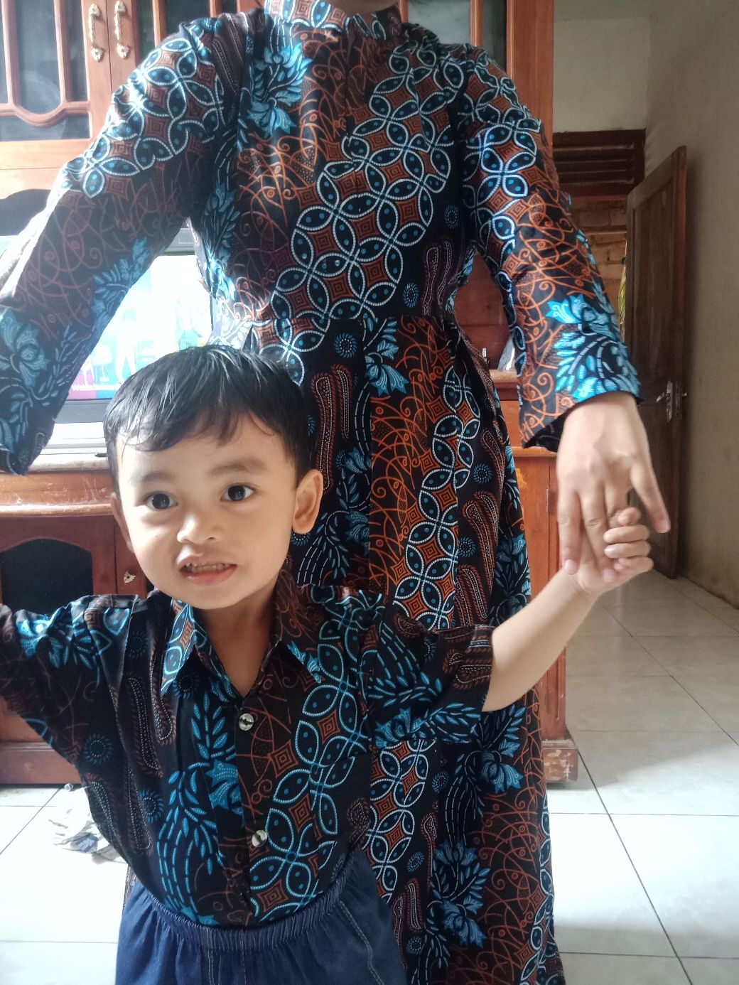 Maura Couple Sania Ruffle Batik Couple Ori Ndoro Jowi Garansi Termurah