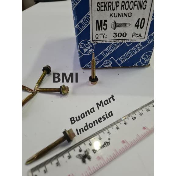 Skrup Roofing LION 40mm | SKRUP | Baut Roofing Lion 4CM | Sekerup