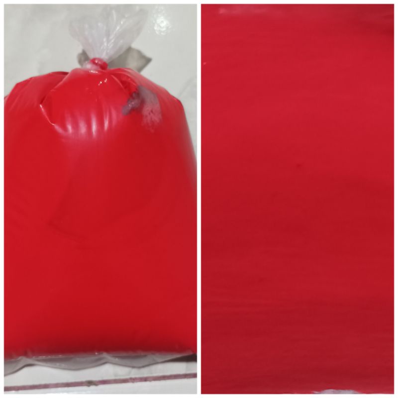 Cat Tembok Kiloan Cat Dinding Kiloan Warna Merah 1kg