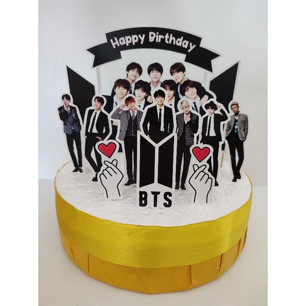 

BTS Cake Topper / BTS Hiasan Roti