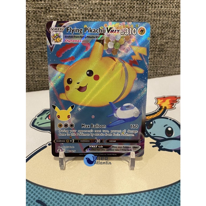 Pokemon TCG English Flying Pikachu VMAX - 7/25 - Celebrations