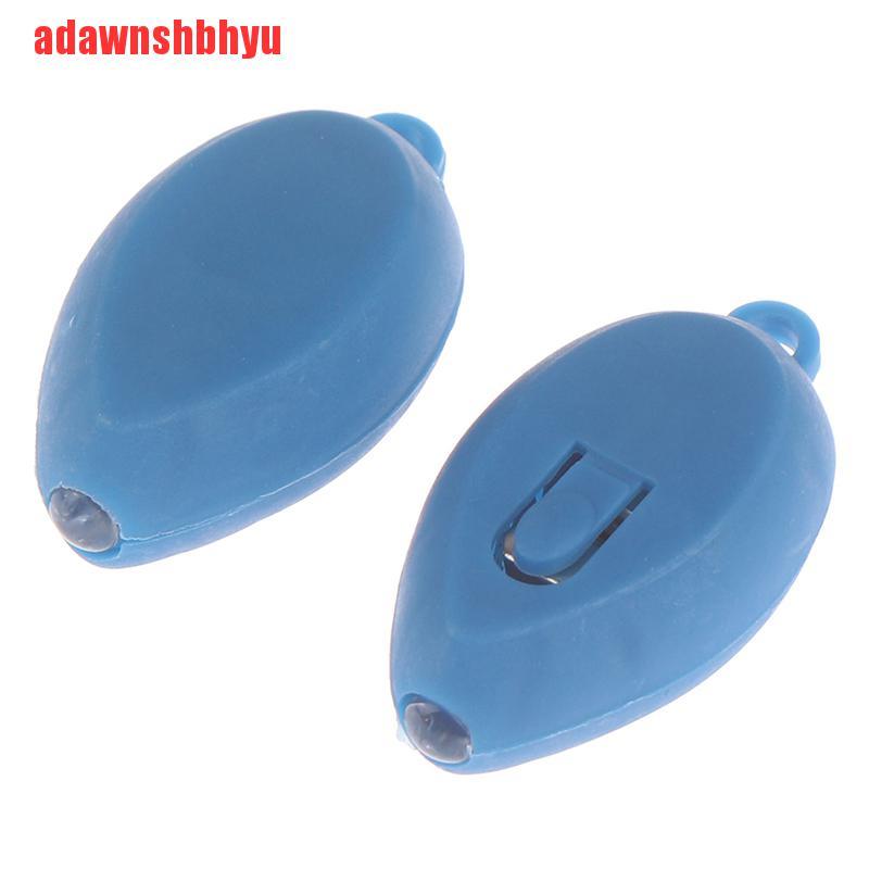 (Adawnshbhyu) 5pcs Gantungan Kunci Senter Led Uv Mini Warna Biru