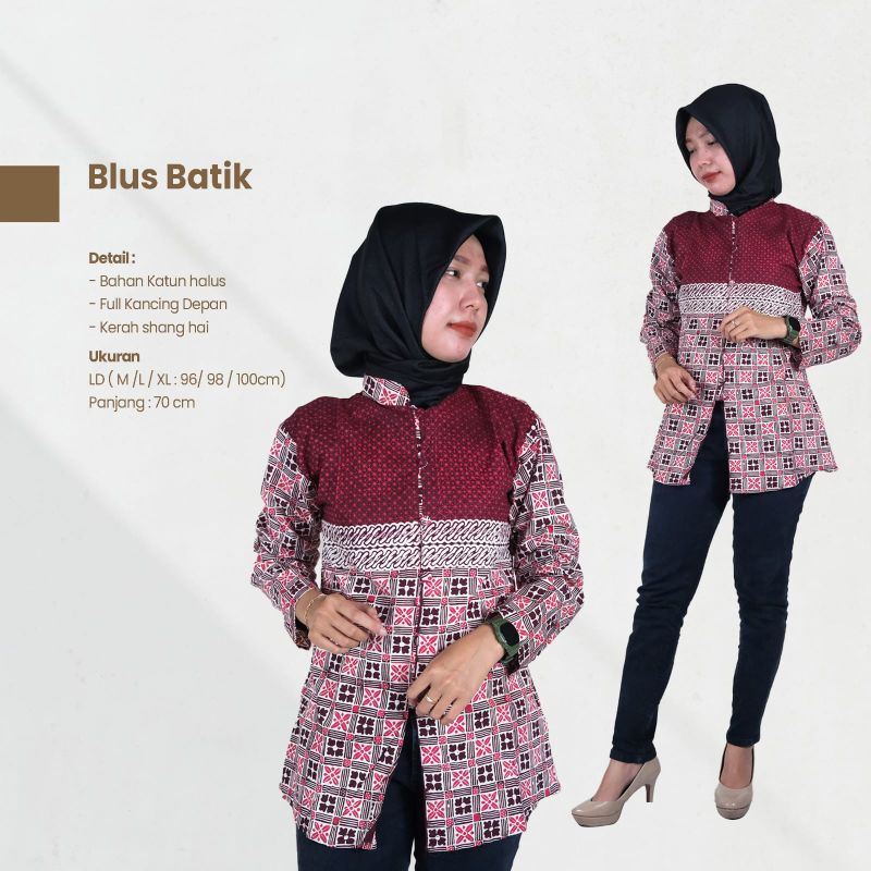 Kemeja Batik Wanita - Naira Batik