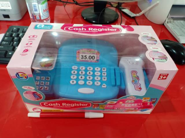 RB22 Mainan Kasir Es Krim Cash Register Plus Ice Cream Shop Lampu Musik Nyala Mainan Anak Kasiran
