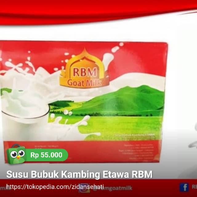 

Susu Bubuk Kambing Etawa RBM