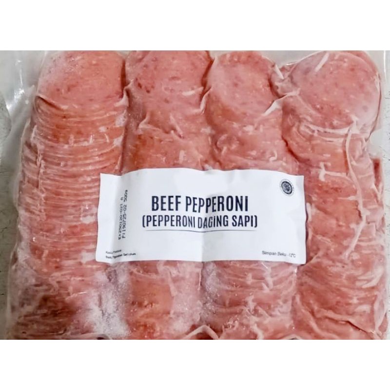 

Beef pepperoni halal 200 gr