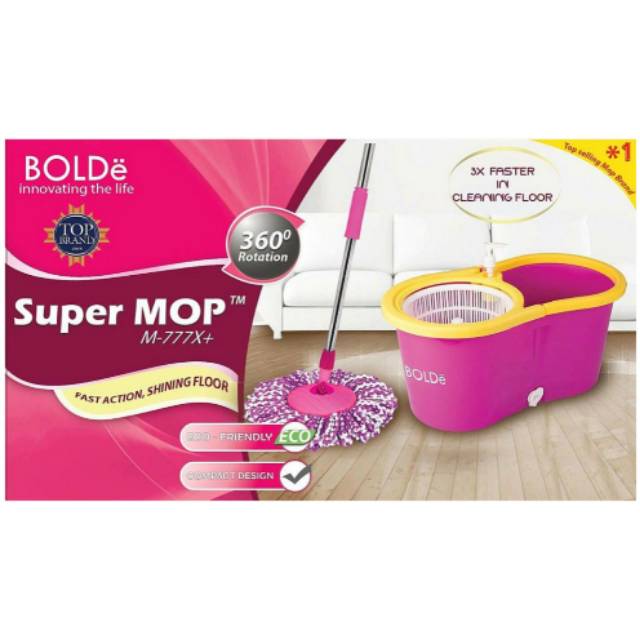 Super MOP M-777X Bolde Supermop M777x Alat Pel Bolde Super Mop Original Bolde