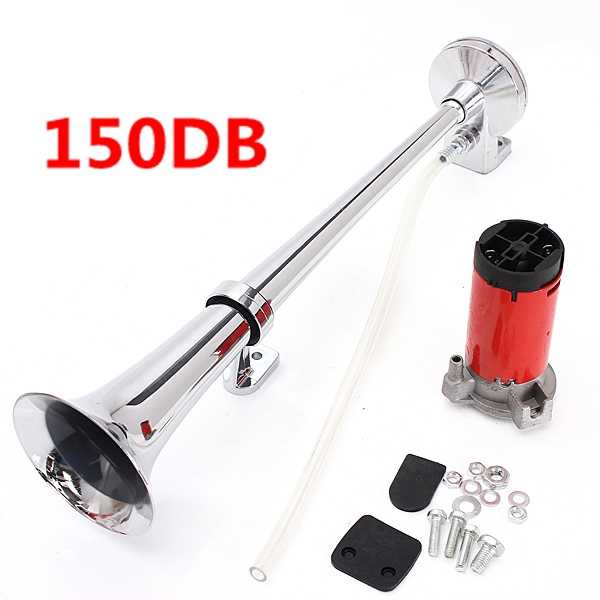 BISA COD - ANTOSTRE Klakson Trompet Mobil Loud Air Horn 150dB 12V - JD4001